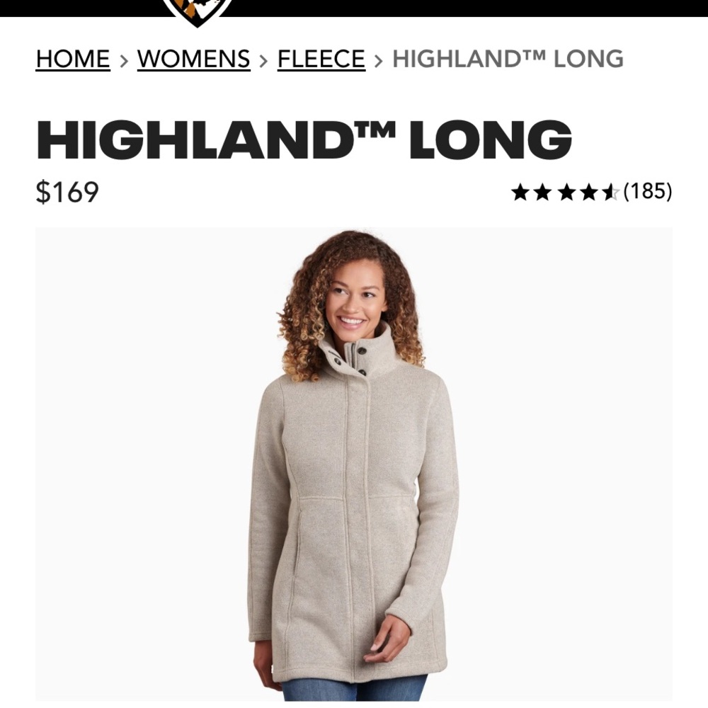 New Kuhl highland jacket! Size Small.